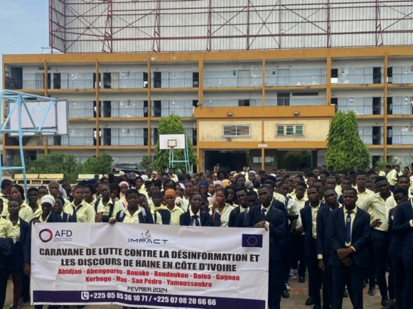 Commune de Marcory: Des &eacute;l&egrave;ves et &eacute;tudiants sont sensibilis&eacute;s sur les discours de haine et la d&eacute;sinformation