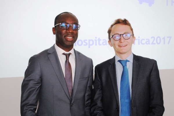 Souleymane Khol, vice-pr&eacute;sident du groupe Accor et Paul Midy, de Jumia travel