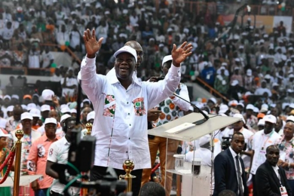 C&ocirc;te d&rsquo;Ivoire/ Pr&eacute;sidentielle 2020 : le pr&eacute;sident Ouattara investi officiellement candidat