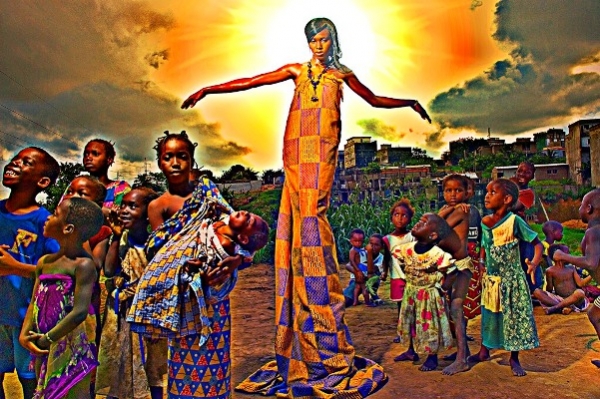 Une oeuvre de Paul Sika, le concepteur de &laquo;photomaking&raquo;