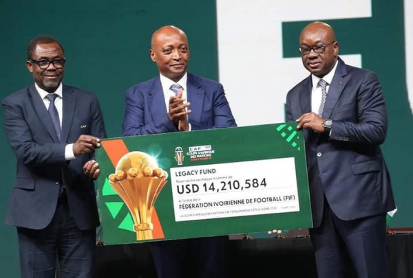 C&ocirc;te d'Ivoire/Revenus de la CAN : la CAF octroie 8 milliards FCFA &agrave; la FIF