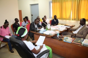 Une vue de la salle de rencontre UTEXI-CI - travailleurs