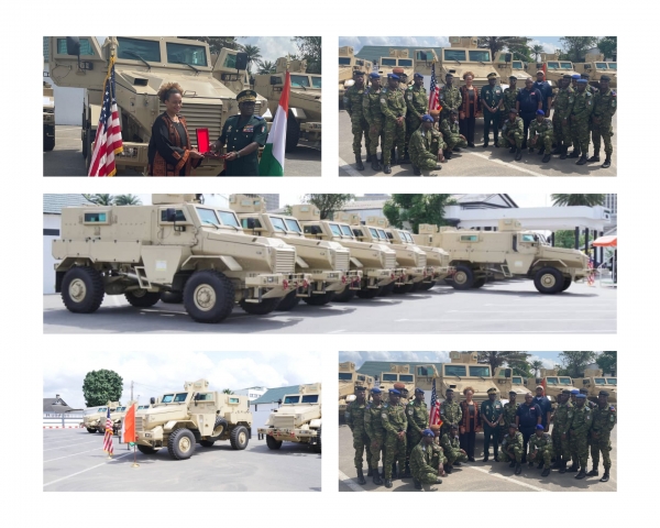 Coop&eacute;ration ivoiro-am&eacute;ricaine  :  les Etats Unis offrent 12 v&eacute;hicules blind&eacute;s de transport de troupes aux FACI