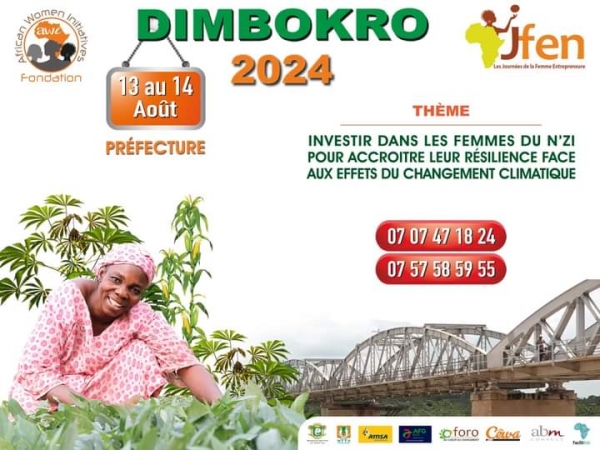 C&ocirc;te d&rsquo;Ivoire/Autonomisation &eacute;conomique : la ville de Dimbokro accueille l&rsquo;&eacute;dition 2024 des Journ&eacute;es de la Femme Entrepreneure