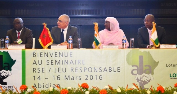 Abidjan accueille le 1er s&eacute;minaire de l'ALA sur "RSE et Jeux responsables"/Ph AIP