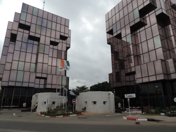 Le si&egrave;ge de la CIE &agrave; Abidjan
