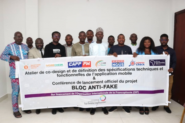 C&ocirc;te d'Ivoire : cinq organisations de fact-checking lancent l'application BLOC Anti-Fake pour contrer la d&eacute;sinformation en Afrique francophone