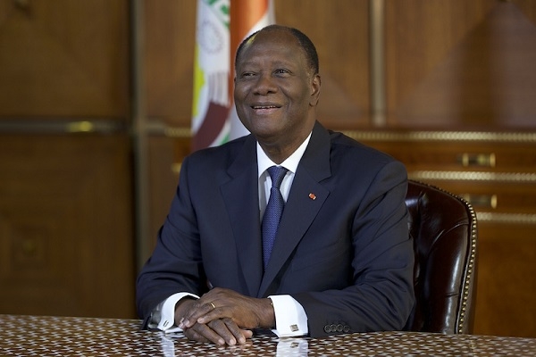 Le pr&eacute;sident ivoirien Alassane Ouattara