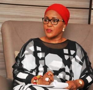 Mme Fofana Fadiga, pdte de la fondation AWI.