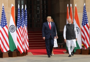 Man&oelig;uvre militaire conjointe entre les Usa et l'Inde