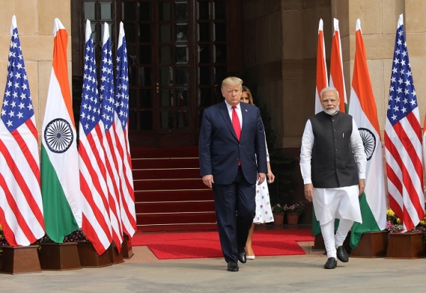 Man&oelig;uvre militaire conjointe entre les Usa et l'Inde