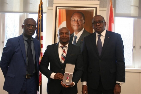 Distinction: Commandant Djakarta Konat&eacute;, un Officier Sup&eacute;rieur am&eacute;ricain d&rsquo;origine ivoirienne honor&eacute;