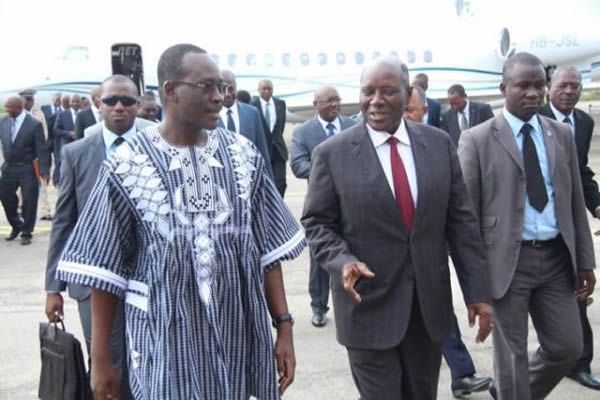 Arriv&eacute;e du Premier ministre burkinab&egrave; &agrave; Abidjan, pour une visite de travail et d'amiti&eacute;