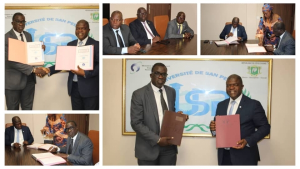C&ocirc;te d&rsquo;Ivoire : l&rsquo;Universit&eacute; Polytechnique de San Pedro et l&rsquo;Institut Pasteur signent un accord strat&eacute;gique pour la recherche et la sant&eacute; publique
