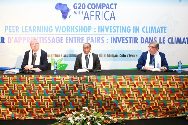 C&ocirc;te d'Ivoire/ Le Ministre Adama Coulibaly engage les partenaires techniques pour les r&eacute;formes climatiques au s&eacute;minaire du Compact G20