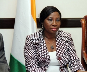 La ministre de l'Education, Kandia Camara