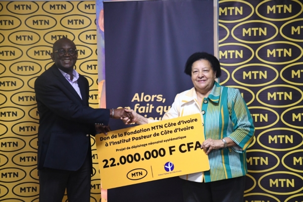 C&ocirc;te d&rsquo;ivoire : La Fondation MTN soutient l&rsquo;Institut Pasteur &agrave; hauteur de 22 millions de FCFA