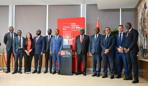 C&ocirc;te d&rsquo;Ivoire : le troph&eacute;e de la Coupe du monde 2026 accueilli &agrave; Abidjan