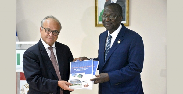 C&ocirc;te d&rsquo;Ivoire: Le pr&eacute;sident du S&eacute;nat s&rsquo;entretient avec l&rsquo;ambassadeur de France
