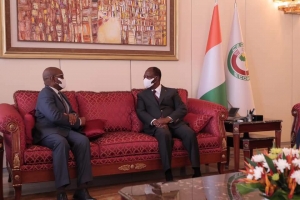 C&ocirc;te d'Ivoire: Alassane OUATTARA s&rsquo;est entretenu avec le Président de la Commission de l&rsquo;UEMOA