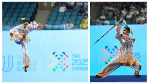 Premi&egrave;re m&eacute;daille d'or chinoise aux Jeux Mondiaux de Chengdu : Lu Zhuoling brille en Tai Chi