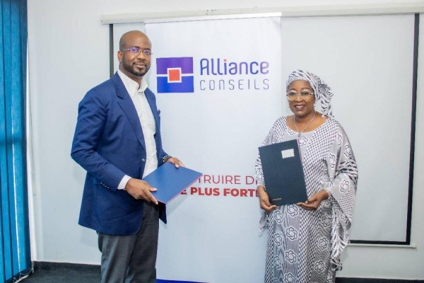 Entrepreneuriat f&eacute;minin : Alliance Conseils et l&rsquo;Acad&eacute;mie des Femmes signent un accord de partenariat pour la formation de plusieurs femmes
