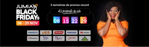 C&ocirc;te d&rsquo;Ivoire:  Jumia lance le JUMIA BLACK FRIDAYs. Des promotions pendant 3 semaines sur des millions de produits de marques locales et internationales