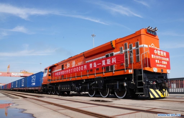 110.000 voyages : le service de train de marchandises Chine-Europe connait de nouveaux progr&egrave;s