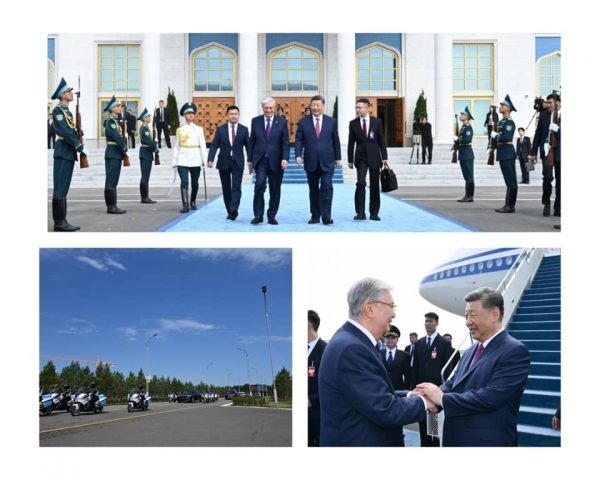 Xi quitte Astana apr&egrave;s sa participation au deuxi&egrave;me sommet Chine-Asie centrale