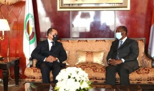 C&ocirc;te d&rsquo;Ivoire: L&rsquo;ambassadeur de Tunisie fait ses adieux au Pr&eacute;sident Ouattara