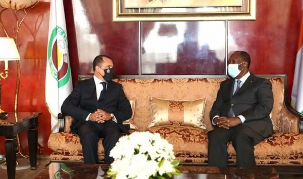 C&ocirc;te d&rsquo;Ivoire: L&rsquo;ambassadeur de Tunisie fait ses adieux au Pr&eacute;sident Ouattara