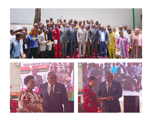 C&ocirc;te d'Ivoire: Coulibaly-Kuibiert remet officiellement la liste  &eacute;lectorale provisoire aux partis politiques