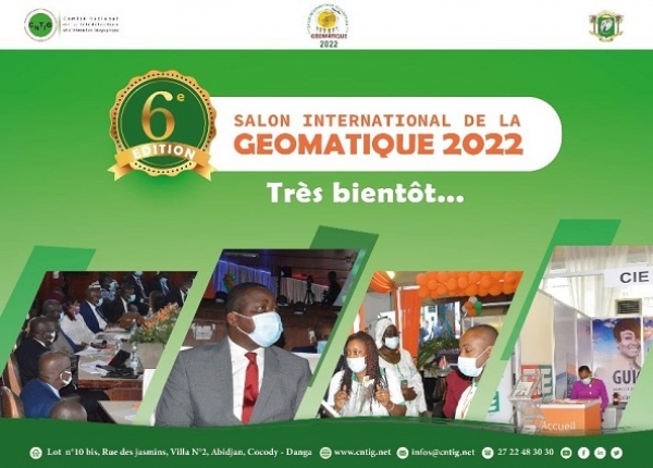 C&ocirc;te d'Ivoire/ Salon Internationale de la g&eacute;omatique : La 6eme &eacute;dition pr&eacute;vue du 27 au 28 avril 2023 au sofitel h&ocirc;tel ivoire Abidjan