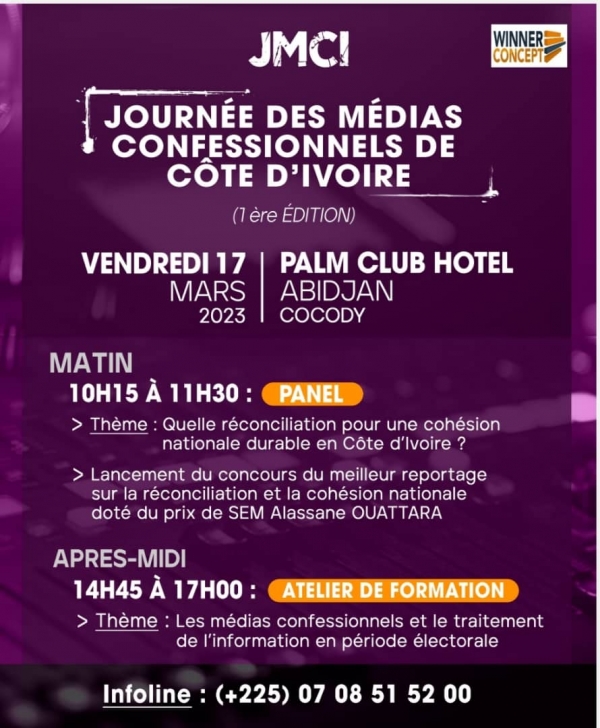 MEDIA: JOURNEE DES MEDIAS CONFESSIONNELS IVORIENS