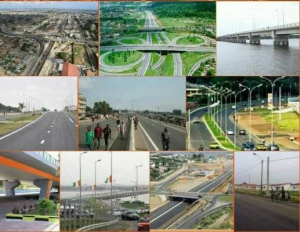 Des chantier de BTP en C&ocirc;te d'Ivoire (Cr&eacute;dit Photo : Page facebook de Fidele Seassede)