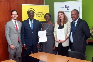 Signature de partenariat entre Oxford Business Group et le cabinet Bil&eacute;-Aka, Brizoua-Bi &amp; Associ&eacute;s.