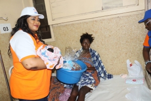 La pr&eacute;sidente de l&rsquo;Amicale des femmes du contr&ocirc;le financier (AMFCOF) Dosso Nammawa