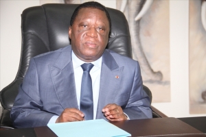 Le pr&eacute;sident de la CEI, Youssouf Bakayoko