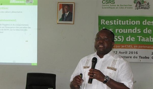 Le directeur du Centre Suisse de recherche scientifique d'Abidjan (CSRS)