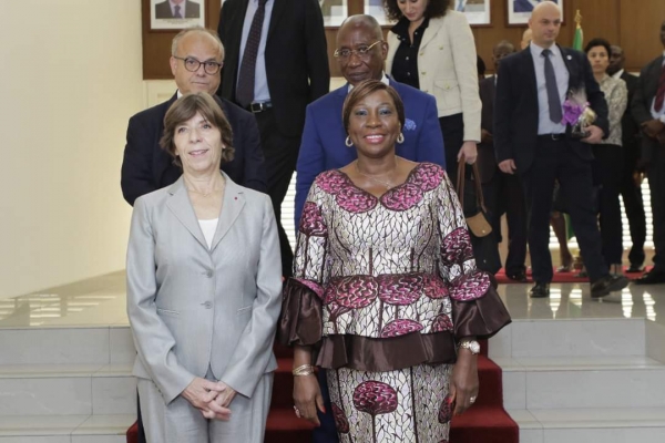 Coop&eacute;ration C&ocirc;te d'Ivoire - France: Catherine Colonna en visite de travail &agrave; Abidjan