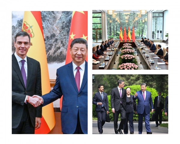 La Chine d&eacute;veloppera un partenariat strat&eacute;gique global avec l'Espagne, avec une orientation strat&eacute;gique et une vitalit&eacute; accrues
