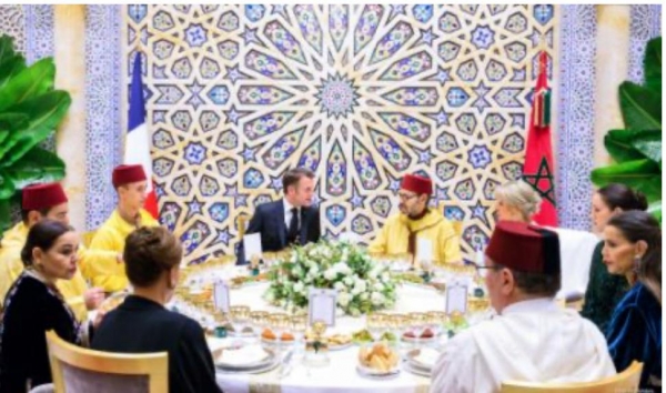 Maroc/Visite d&rsquo;&Eacute;tat : le Roi Mohammed VI offre un d&icirc;ner en l&rsquo;honneur du couple Macron
