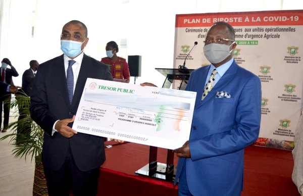 C&ocirc;te d'Ivoire/ Lutte Contre la Covid-19 : 41,741 Milliards de FCFA Distribues par l&rsquo;etat en 2021