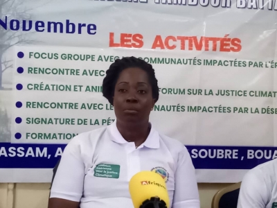 C&ocirc;te d&rsquo;Ivoire/Elisabeth Soumahoro: &laquo;Il faut des subventions aux Etats africains et non des cr&eacute;dits &raquo;