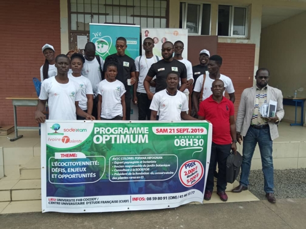 CIV: Lancement de la premi&egrave;re session du programme de formation Optimum sur  l&rsquo;&eacute;co-citoyennet&eacute; et les emplois verts