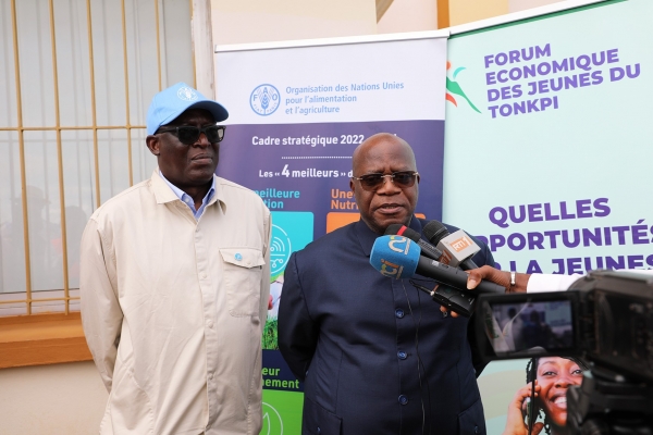 C&ocirc;te d'Ivoire: le Directeur R&eacute;gional de la FAO Afrique de l&rsquo;Ouest, Robert Gu&eacute;i, encourage les jeunes &agrave; saisir les &eacute;normes opportunit&eacute;s d&rsquo;emploi et d&rsquo;auto-emploi