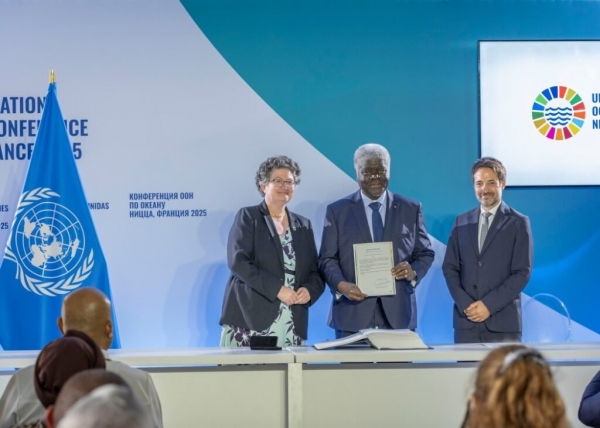 C&ocirc;te d&rsquo;Ivoire : Robert Mamb&eacute; plaide pour une solidarit&eacute; renforc&eacute;e entre pays du Sud, ainsi que pour un Fonds mondial d&eacute;di&eacute; aux oc&eacute;ans